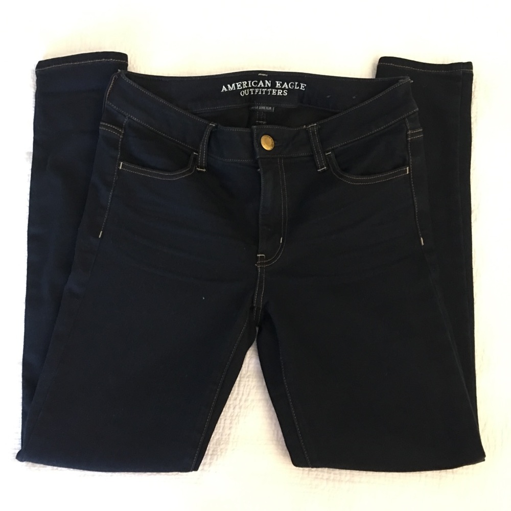 Women’s American Eagle Dark Wash Jeggings Size 10
